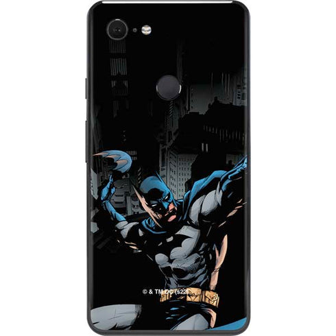 DC Comics Batman Throwing Batarang Jim Lee Art Google Pixel 3 XL Skin